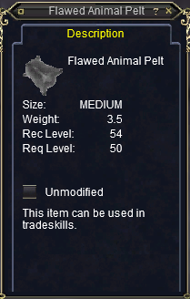 Flawed Animal Pelt